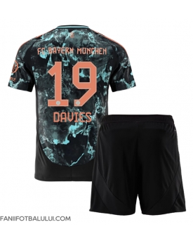 Bayern Munich Alphonso Davies #19 Echipament de Fotbal Replică 2024-25 Copii Deplasare (+ Șorturi)